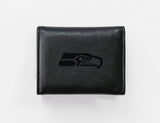 Rico Industries NFL  Seattle Seahawks  Laser Engraved Faux Leather Trifold Wallet-1