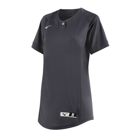 Mizuno Girl's NXT 1-Button Softball Jersey-1