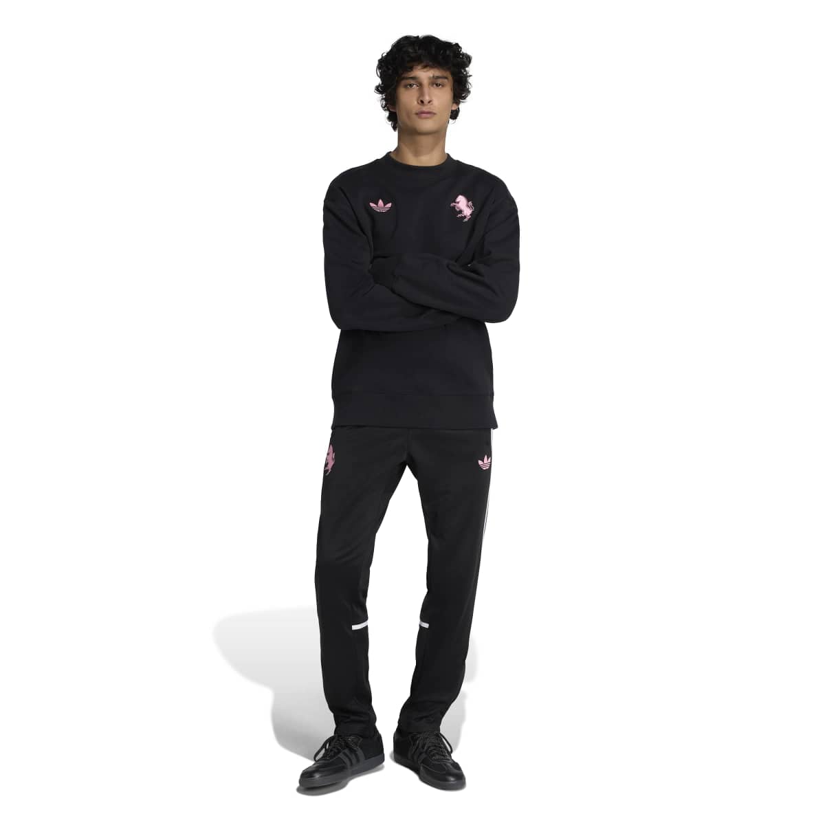 adidas Men's Juventus LFSTLR Crew Mens Apparel Sweatshirts & Fleece