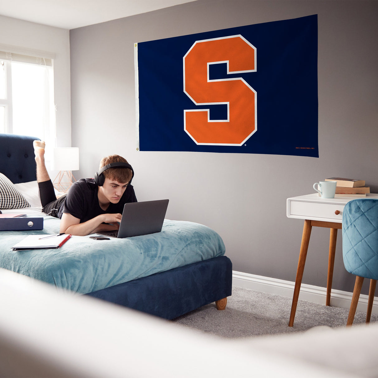 Rico Industries NCAA Syracuse Orange Standard 3' x 5' Banner Flag-3