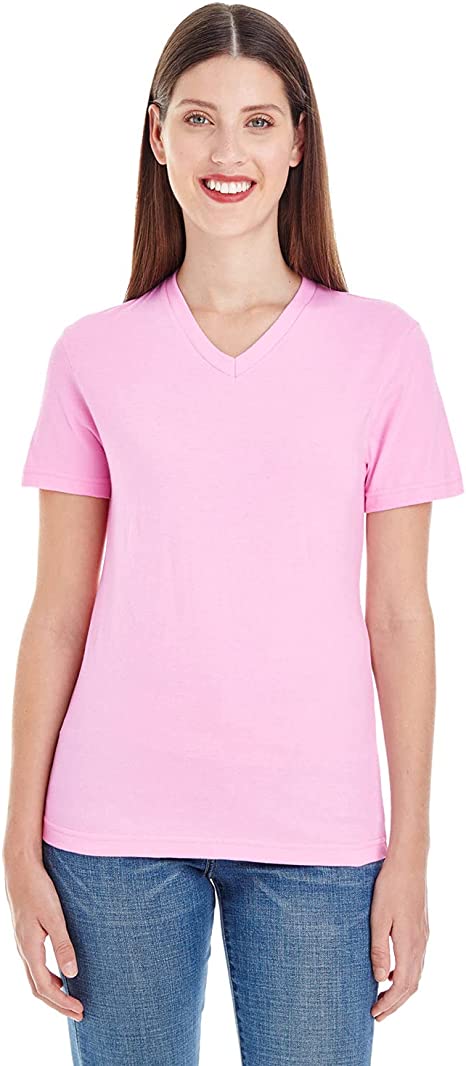 American Apparel Women'sFine Jersey Classic V-Neck Tee American Apparel