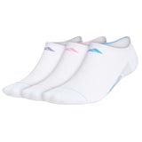 adidas Women's Superlite Stripe 3 3-Pack No Show Socks