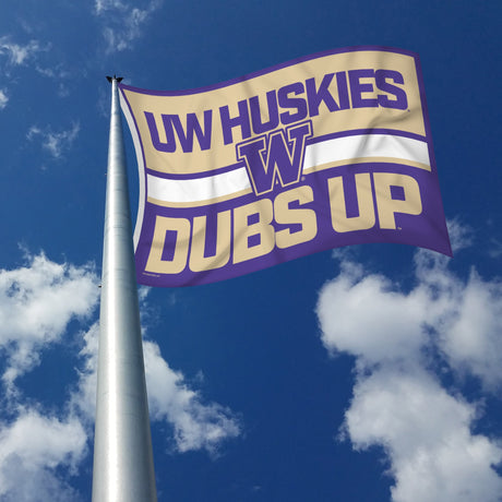 Rico Industries NCAA Washington Huskies Bold 3' x 5' Banner Flag-2