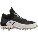 Mizuno Men's 9-Spike Ambition 3 Mid Metal Baseball Cleats-6