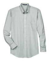 Devon & Jones Men's Crown Collection Banker Stripe Woven Dress Shirt-1