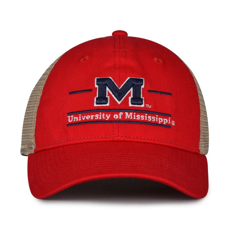 The Game Headwear Mississippi Ole Miss Split Bar Trucker Hat
