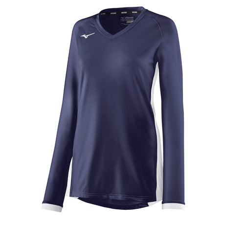 Mizuno Girl's Spike Long Sleeve Volleyball Jersey-1