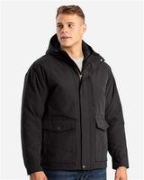 Berne Apparel Men's Highland Quilt-Lined Micro-Duck Hooded Jacket-1