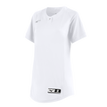 Mizuno Girl's NXT 1-Button Softball Jersey-1
