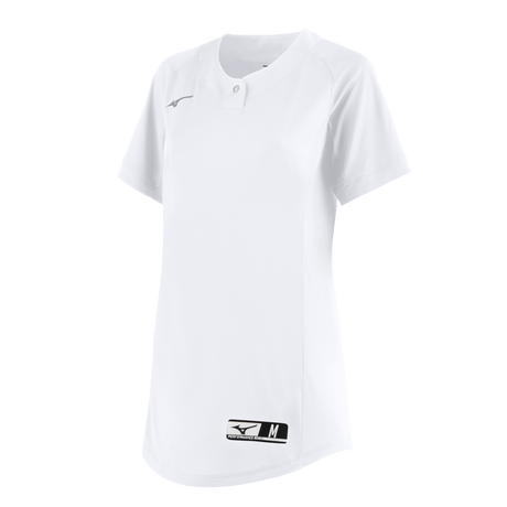 Mizuno Women's NXT 1-Button Short Sleeve Softball Jersey-1