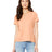 BELLA + CANVAS Women's Relaxed Heather CVC V-Neck Tee BC6405CVC Womens Apparel Shirts & Tops