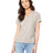 BELLA + CANVAS Women's Relaxed Heather CVC V-Neck Tee BC6405CVC Womens Apparel Shirts & Tops