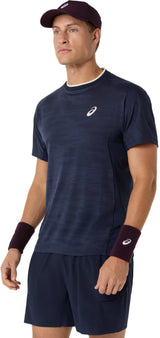 Asics Men's Match Jacquard Short Sleeve Top-3
