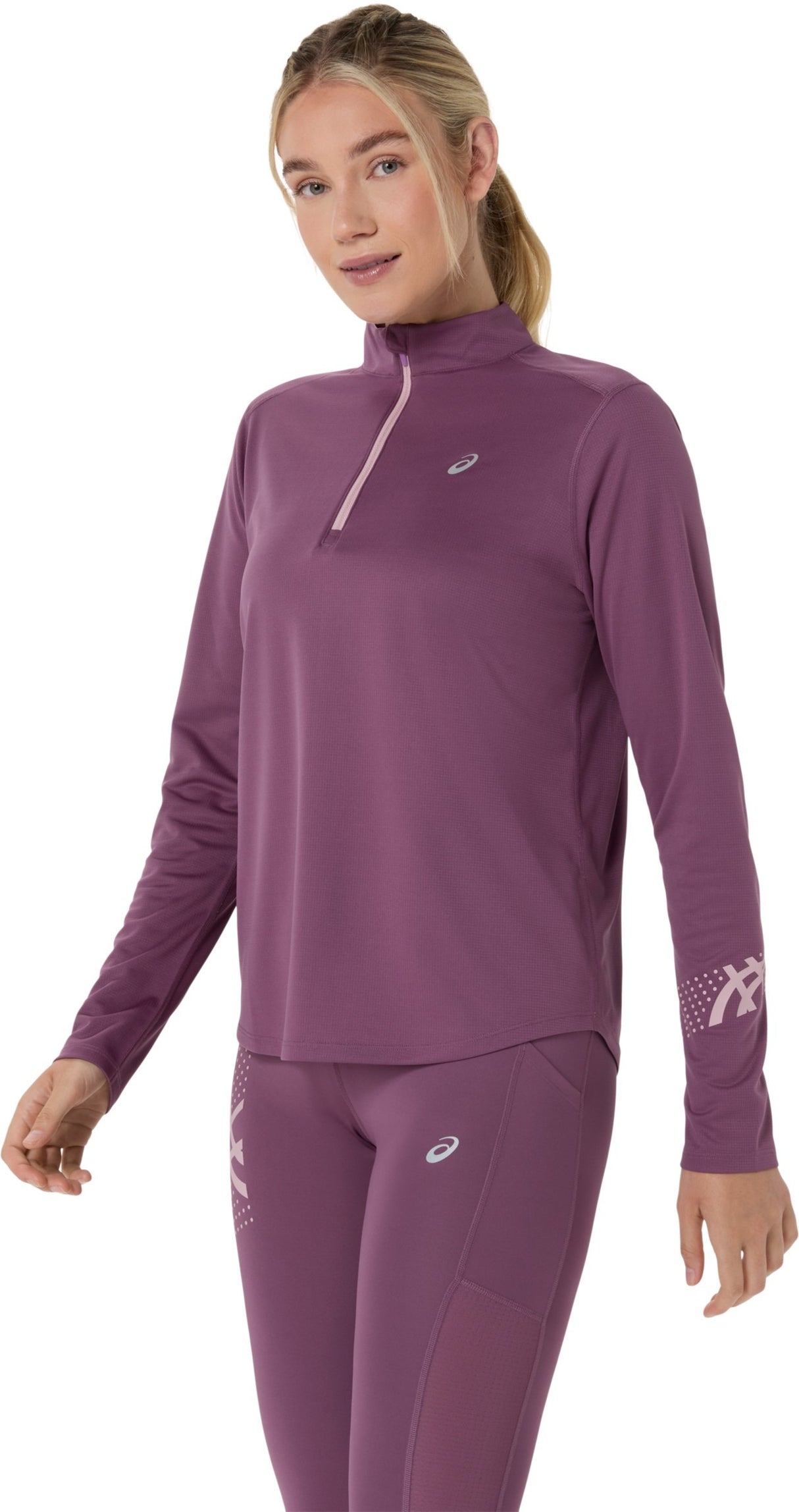 Asics Women's Icon 1/2 Zip Long Sleeve Top-3