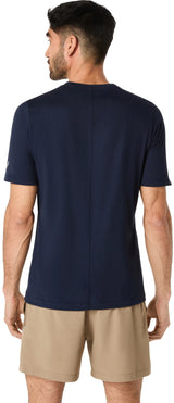 Asics Men's Short Sleeve Hthr Tech Top-2