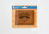 Rico Industries NBA  New York Knicks  Laser Engraved Billfold Wallet-3
