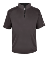 Badger Men's B-Core Short-Sleeve 1/4 Zip Pullover