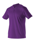 Alleson Youth Baseball 2 Button Henley Jersey Alleson