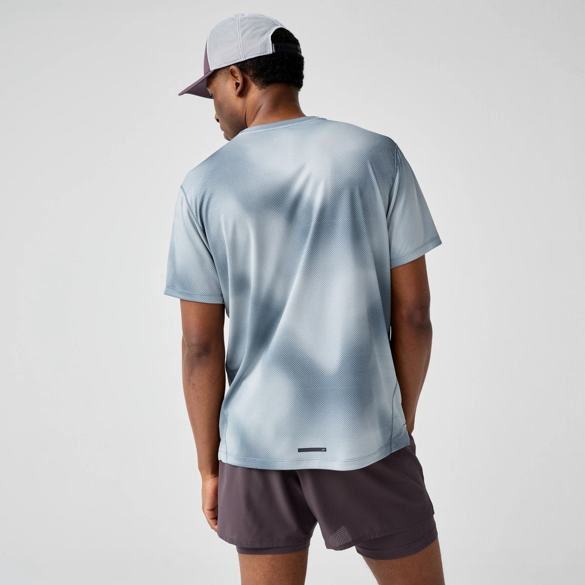 Brooks Men's Dash Short Sleeve Top Printed-2