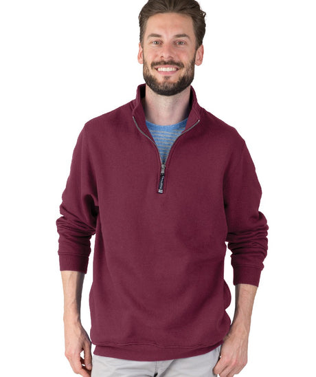 Charles River Unisex Crosswind Quarter Zip Sweatshirt-2