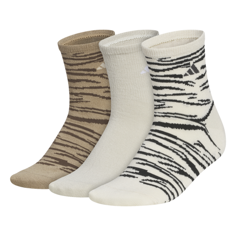 adidas Women's Tiger Luxe 3-Pack High Quarter-1
