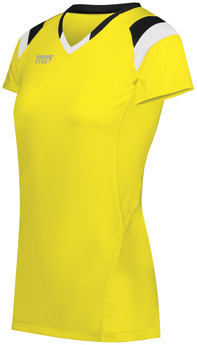 HighFive Adult TruHit Tri-Color Short Sleeve Volleyball Jersey