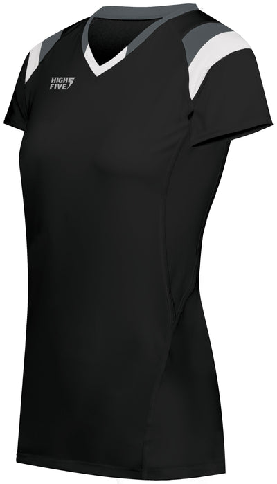 HighFive Adult TruHit Tri-Color Short Sleeve Volleyball Jersey