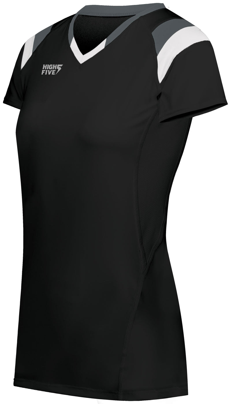 HighFive Adult TruHit Tri-Color Short Sleeve Volleyball Jersey