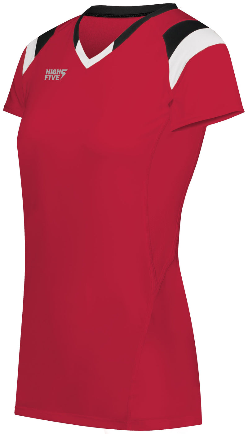 HighFive Adult TruHit Tri-Color Short Sleeve Volleyball Jersey