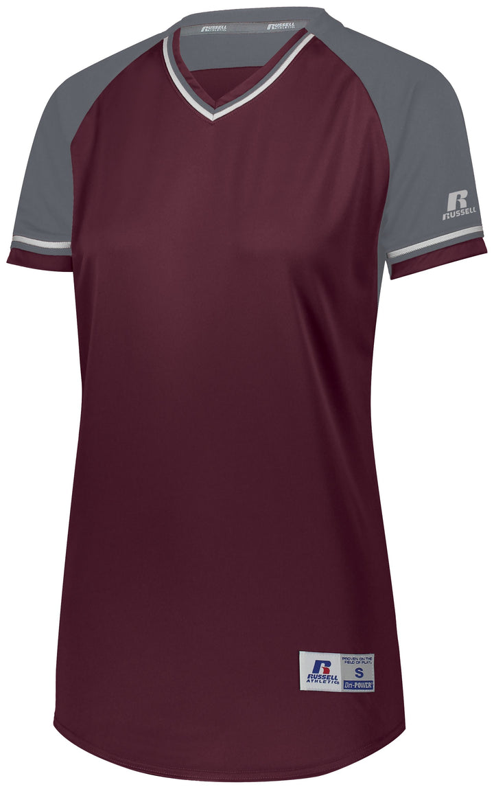 Russell Women's Classic V-Neck Jersey Russell