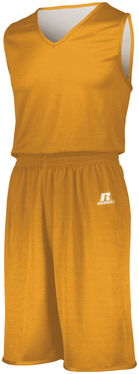 Russell Women's Undivided Solid Single Ply Reversible Shorts Russell Athletic