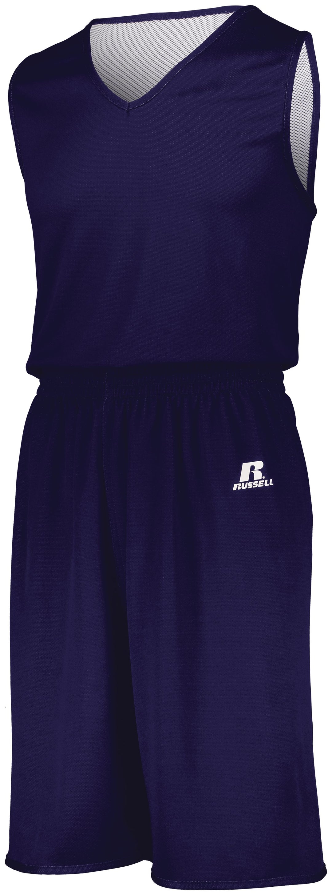 Russell Men's Undivided Solid Single Ply Reversible Jersey Russell Team