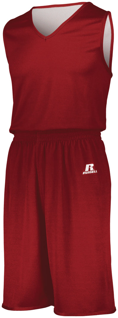 Russell Women's Undivided Solid Single Ply Reversible Shorts