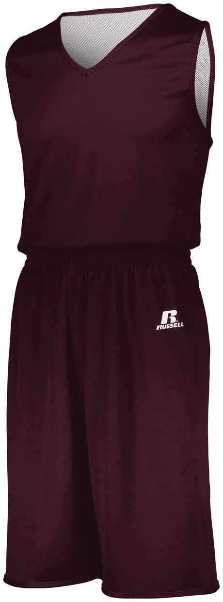 Russell Women's Undivided Solid Single Ply Reversible Shorts Russell Athletic