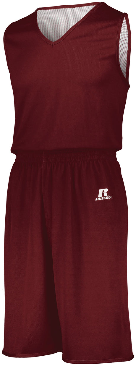 Russell Women's Undivided Solid Single Ply Reversible Shorts Russell Athletic