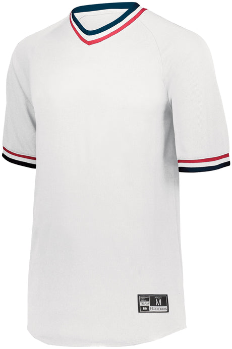 Holloway Youth Retro V-Neck Baseball Jersey Holloway