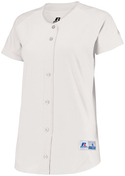 Russell Women's Stretch Faux Button Jersey
