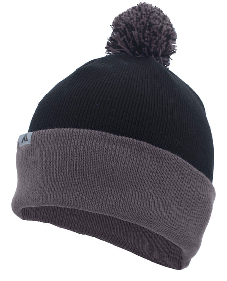 Pacific Headwear Knit Fold Over Pom-Pom Beanie Pacific Headwear