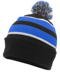 Pacific Headwear Knit Fold Over Pom-Pom Beanie Pacific Headwear