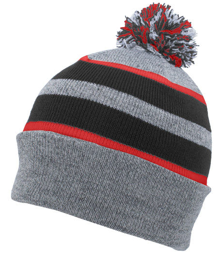 Pacific Headwear Knit Fold Over Pom-Pom Beanie Pacific Headwear