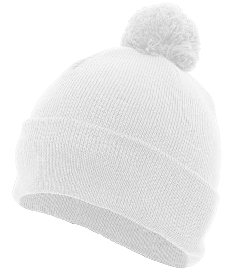 Pacific Headwear Knit Fold Over Pom-Pom Beanie Pacific Headwear