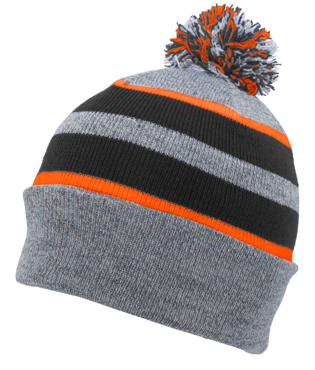 Pacific Headwear Knit Fold Over Pom-Pom Beanie Pacific Headwear