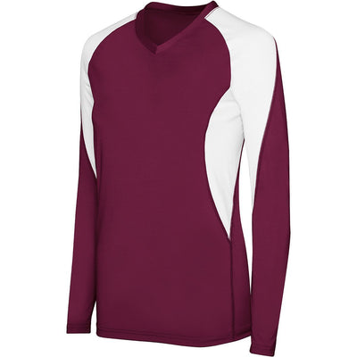 HighFive Girl's Long Sleeve Volleyball Court Jersey