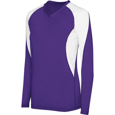 HighFive Girl's Long Sleeve Volleyball Court Jersey