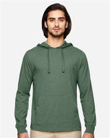 econscious Men's Eco Jersey Pullover Hooded Long Sleeve T-Shirt-1