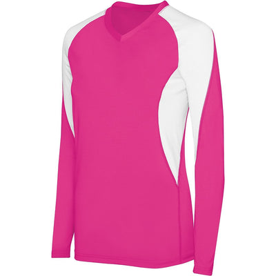 HighFive Girl's Long Sleeve Volleyball Court Jersey