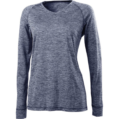 Holloway Women's Electrify 2.0 V-Neck Long Sleeve Tee