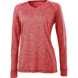Holloway Women's Electrify 2.0 V-Neck Long Sleeve Tee Holloway