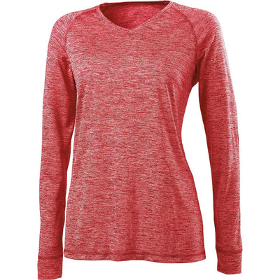 Holloway Women's Electrify 2.0 V-Neck Long Sleeve Tee