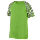 Augusta Youth Color Block Digi Camo Baseball Jersey Augusta